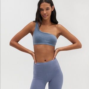 TNA one shoulder sports bra top
